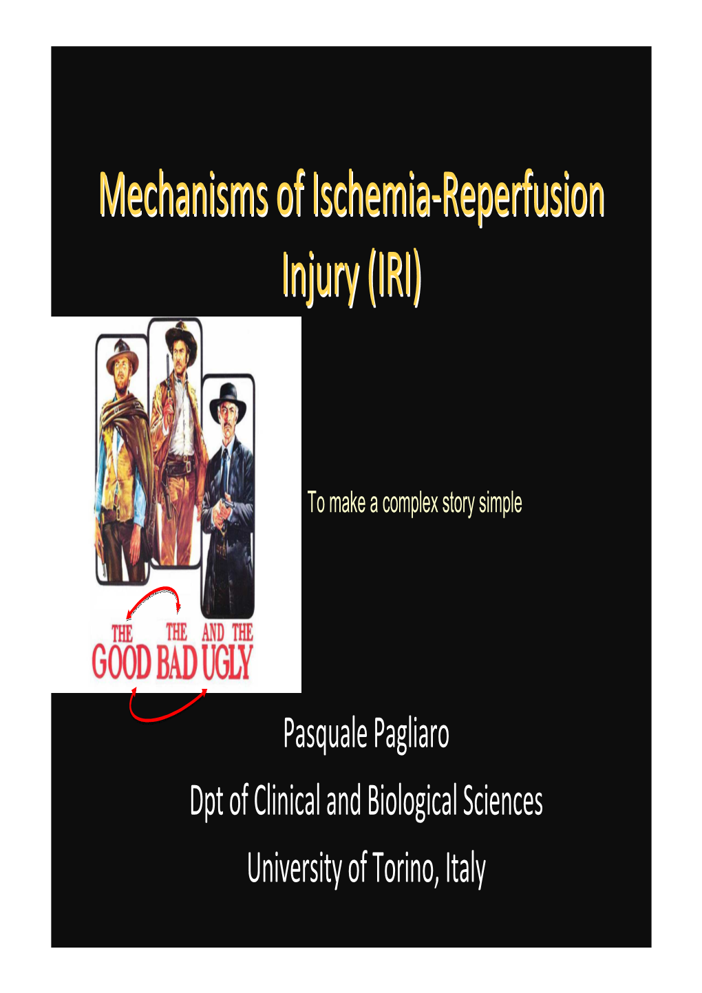 Mechanisms of Ischemia-Reperfusion Injury (IRI)