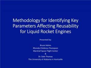 Methodology for Identifying Key Parameters Affecting Reusability for Liquid Rocket Engines