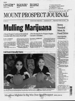 Mulling Marijuana