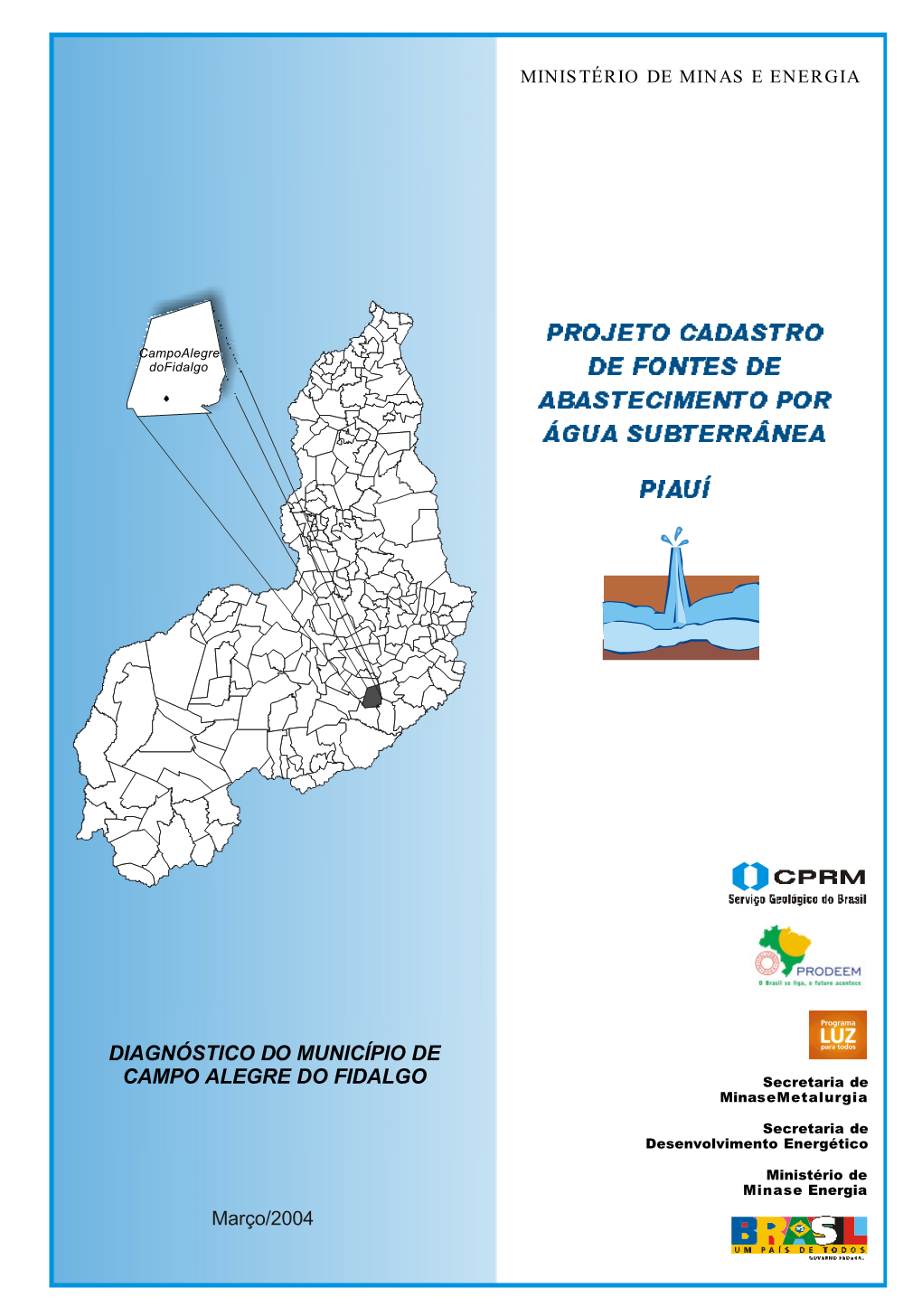 Diagnóstico Do Município De Campo Alegre Do Fidalgo