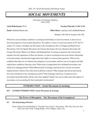 Social Movements and Political Action