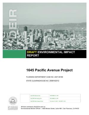 1645 Pacific Avenue Project