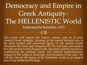 Democracy and Empire in Greek Antiquity