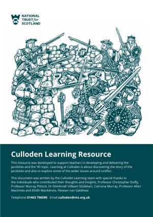 NTS Culloden Learning Resource