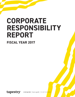 Corporate Responsibility Report 2017
