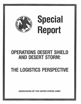 Operations Desert Shield and Desert Storm