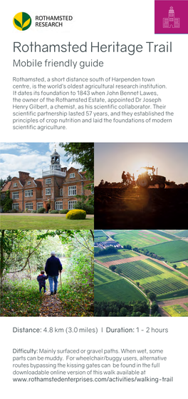 Rothamsted Heritage Trail Mobile Friendly Guide