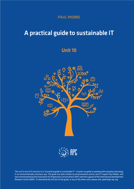 A Practical Guide to Sustainable IT