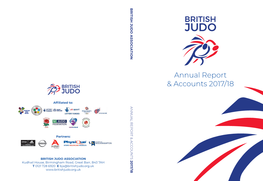 Judo Report Accounts18 Inner.Indd 1 24/09/2018 13:40 Year Commission Afﬁliates Homecountry Area Reports Appendices 2018 Accounts 2 Overview Reports Reports