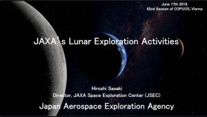 JAXA's Lunar Exploration Activities