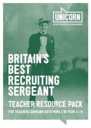 Britain's Best Recruiting Sergeant