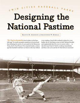 Designing the National Pastime : Twin Cities Baseball Parks / Kristin M
