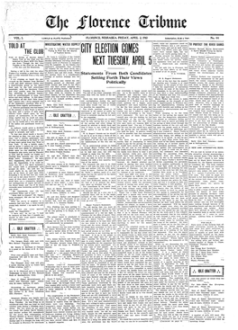 Florence Tribune April 2 1910