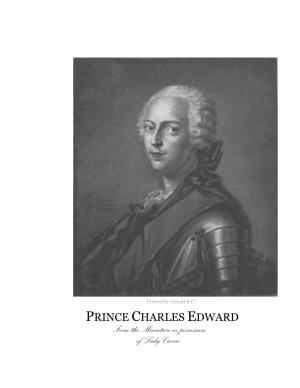Prince, Charles Edward Stuart, the Young Chevalier