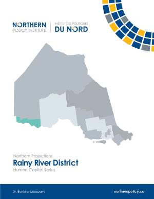 Rainy River District Human Capital Series