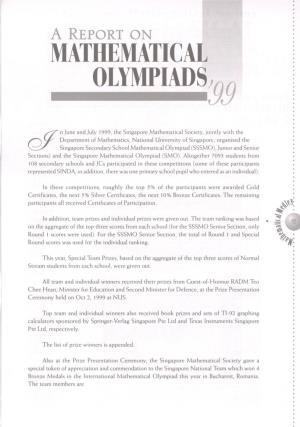 1999 Mathematical Olympiads