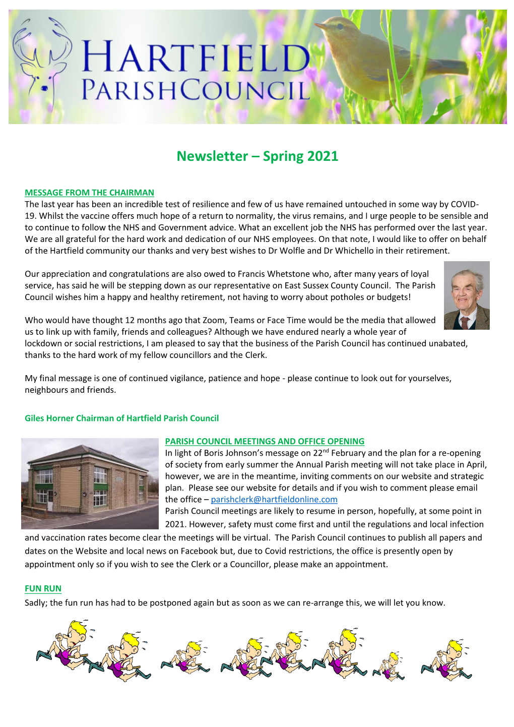 Newsletter – Spring 2021