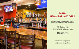 Maya Indian Bar and Grill