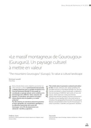 Le Massif Montagneux De Gourougou» (Gurugurú)