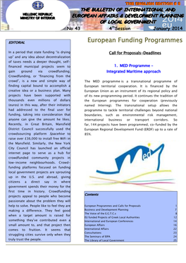 European Funding Programmes