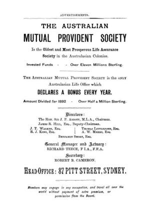 The Australian Mutual Provident Society