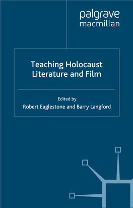 Teaching Holocaust Literature and Film