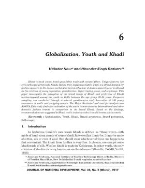 Globalization, Youth and Khadi