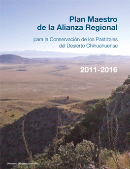Plan Maestro De La Alianza Regional 2011-2016