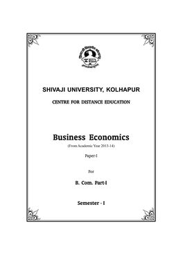 B. Com. I Business Economics Title.Pmd