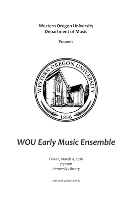 WOU Early Music Ensemble