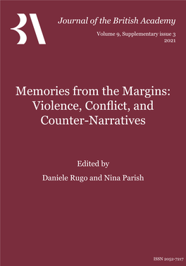 Memories from the Margins: Violence, Conflict, and Counter-Narratives