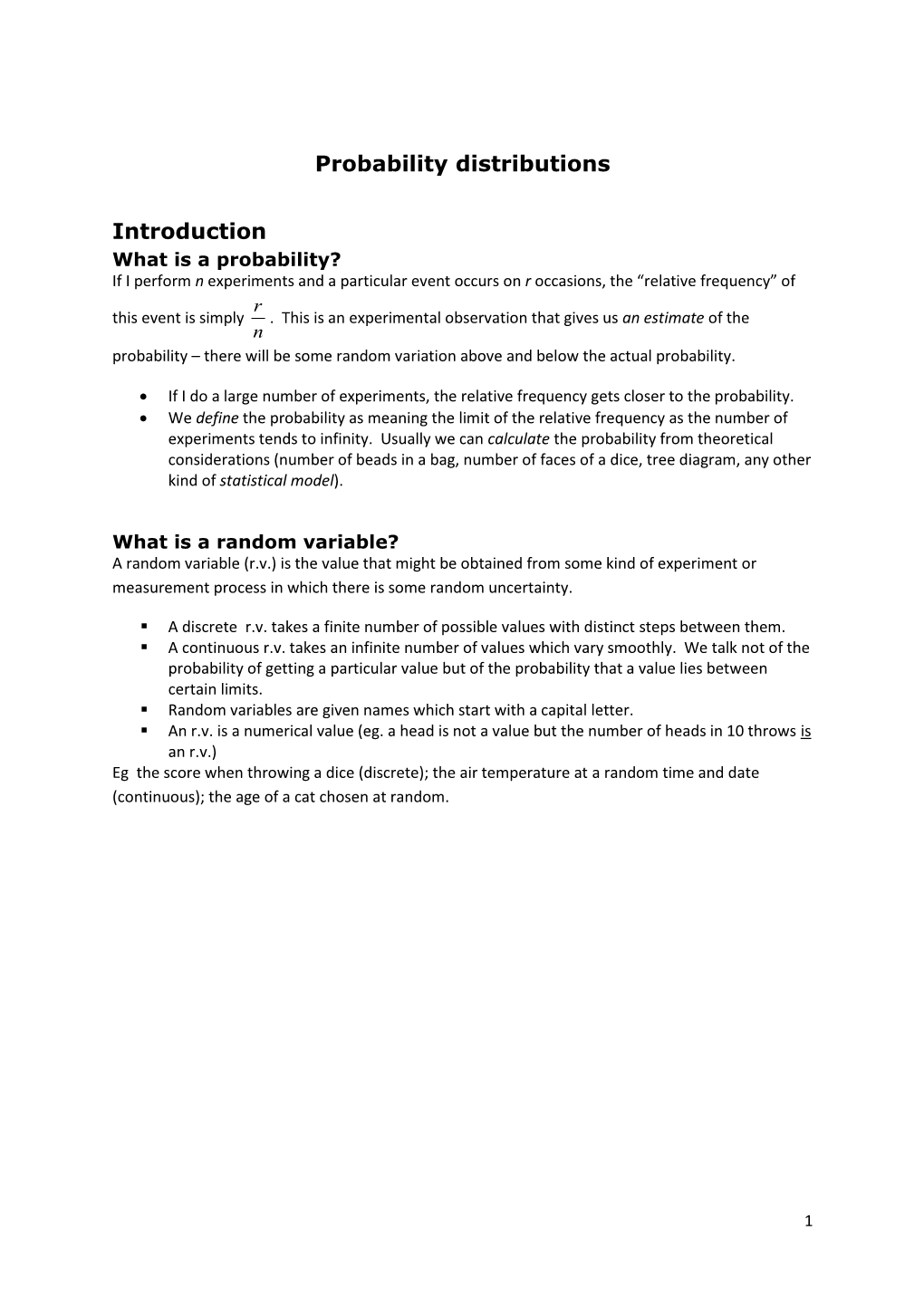 Binomial and Normal Distributions