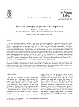 The Viith Catalogue of Galactic Wolf–Rayet Stars
