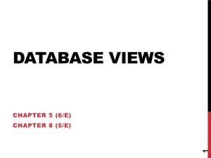 Database Views