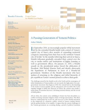 READ Middle East Brief 90