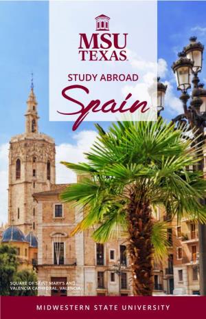 MSU Texas Study Abroad Spain Brochure