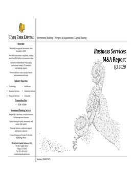 Business Services M&A Report