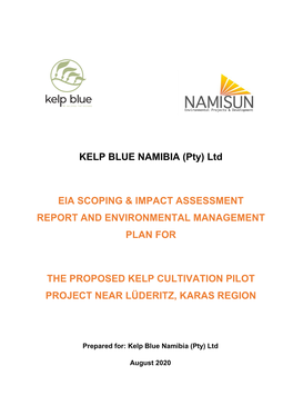 KELP BLUE NAMIBIA (Pty) Ltd