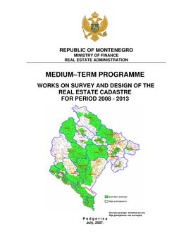 Medium–Term Programme