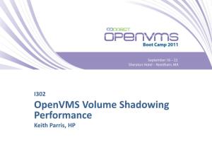 HP Openvms Volume Shadowing in Action