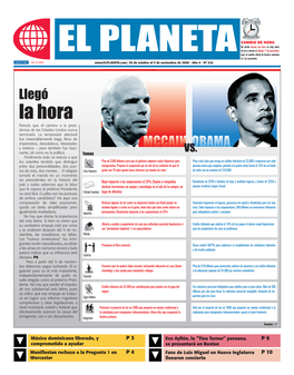 EL PLANETA | PUBLICIDAD | 30 De Octubre Al 5 De Noviembre De 2008