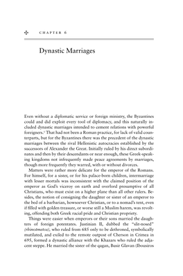 Dynastic Marriages