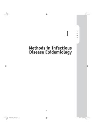 Methods in Infectious Disease Epidemiology
