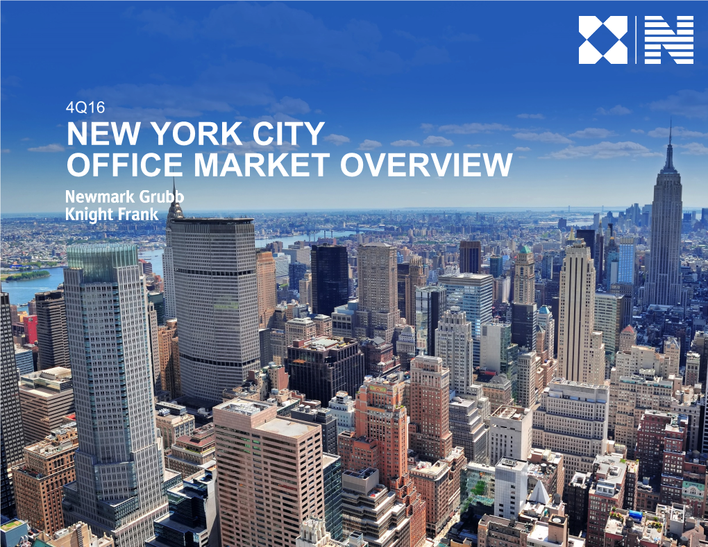 4Q16 NYC Office Market Overview