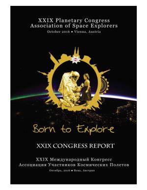 XXIX Congress Report XXIX Planetary Congress • Austria • 2016 Photos: OEWF