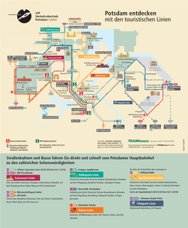 Potsdam Entdecken Mit Den Touristischen Linien 697 Schloss Sacrow Neukladower Allee Campus Jungfernsee 96 Volkspark-Linie 603 Höhenstr