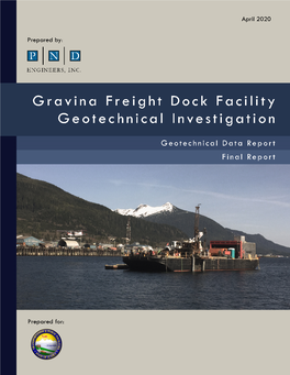 Gravina Freight Dock Facility Geotechnical Data Report