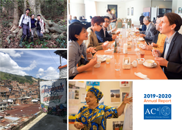 2019-2020 Annual Report ADVANCED CONSORTIUM on COOPERATION, CONFLICT, and COMPLEXITY || ANNUAL REPORT 2019-2020 || 2