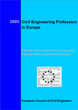 2005 Civil Engineering Profession in Europe