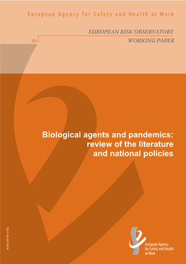 Biological Agents and Pandemics: Review of the Literature and National Policies TE-31-09-207-EN-N